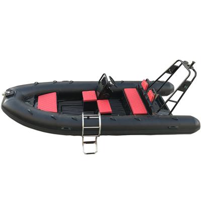 China Durable 16ft RHIB 480 Ultralight/Durable Aluminum RIB Hypalon Inflatable Boats For Sale for sale