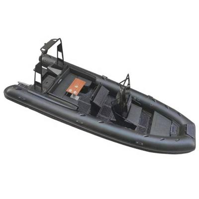 China Water Sports Ocean Fishing 21ft Deep RIB 640 VAluminum Double Hull PVC/Hypalon Inflatable Boats for sale