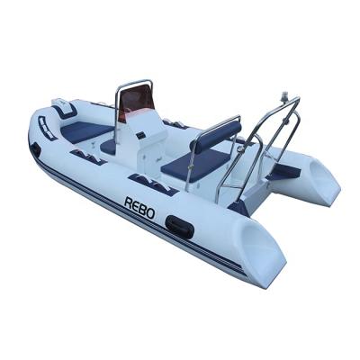 China High Speed ​​13ft Fiberglass Rib390 RIB Orca Hypalon /PVC Ultralight/Durable Semi Rigid Inflatable Rescue Boats for sale