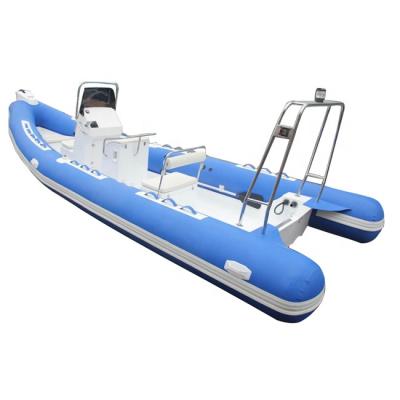 China Ultralight Inflatable RIB Boat For Patrol Hypalon/PVC RIB Boat For Patrol/Hull Durable 22ft Fiberglass Rib660 for sale