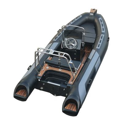 China High Quality Ultralight/Durable 16ft Fiberglass RIB480 Hull Orca Hypalon/PVC Rigid Inflatable Fishing Boats for sale