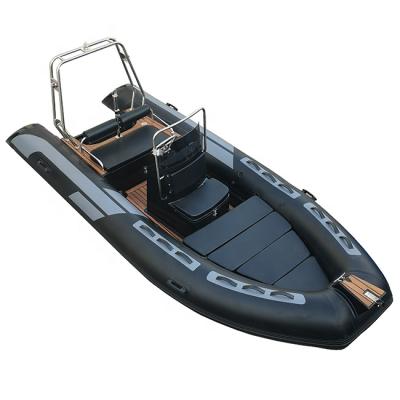 China Ultralight / Durable High Performance RIB 16ft Fiberglass Inflatable Rowing Boats RIB480 for sale