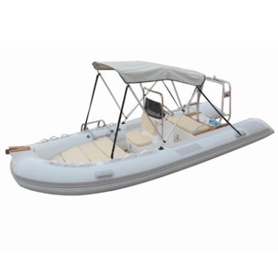 China RIB480 Ultralight/Durable Luxury Rigid Fiberglass Hypalon/PVC Inflatable Rowing Boats for sale