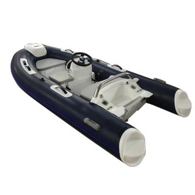 China Small 10ft RIB 300 Water Sports Fiberglass Hull V Shape CE PVC/Hypalon Deep Inflatable Boat For Sale for sale