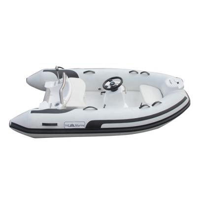 China Water Sports 10ft Deep V Shape PVC/Hypalon Fiberglass Hull RIB 300 Inflatable Boat For Kids for sale