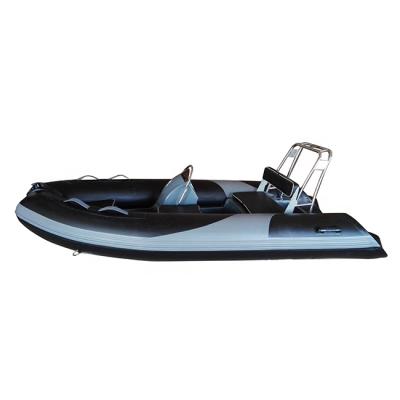 China Luxury Rigid Deep Hull Double Rigid Deep Hull Fiberglass Hypalon Orca RIB360 CE 12ft Inflatable Boat With 5Capacity for sale