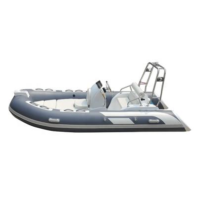 China Luxury Deep V Hull Inflatable Boat Double V Fiberglass Rowing 13ft Dinghy RIB390 Rigid Orca Hypalon For Fishing for sale