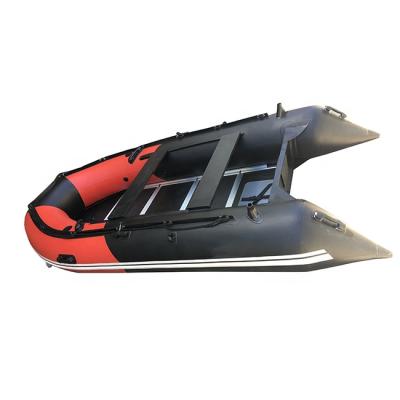 China Luxury Foldable 10ft Inflatable Boat Floor 310cm PVC/Hypalon Tender Aluminum Aluminum Oar With 4Capacity for sale