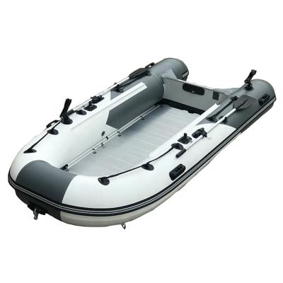 China 360cm Floor Zodiac Luxury Orca Hypalon/PVC 12ft Foldable Inflatable Boat Soft Aluminum Dinghy for sale