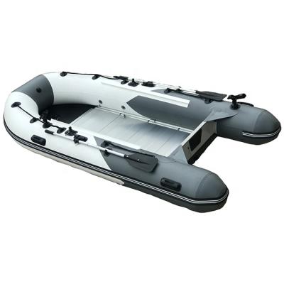 China Luxury Zodiac Offer Orca Hypalon 12ft 360cm Aluminum Floor Foldable Inflatable Boat With 6Capacity for sale