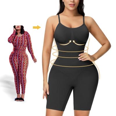 China Seamless Waist Shapers Tummy Shaper Jumpsuit Wholesale Antibacterial Full Control Body Slimming Plus Size Women Shapewear for sale