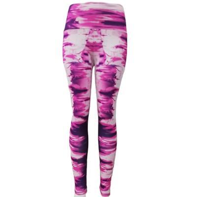 China Slim Fit Sports Yoga Pants Gaiters High Top Printed QUICK DRY Printed Yoga Pants for sale