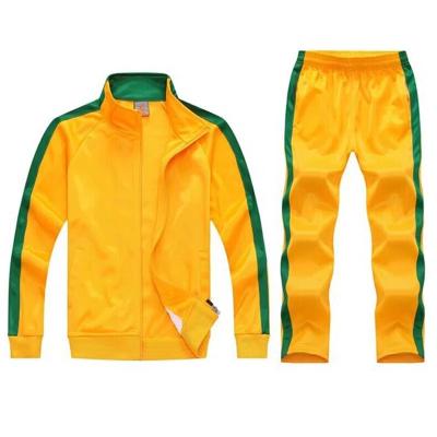 China Breathable 2021 Men's Football Sportswear Suits Team TrackSuit Zip Track Soccer Jacket Sweatpants Men Football Training Suit for sale