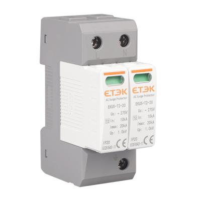 China EKU5-T2-20 ETEK T2 Type C 1P Imax 20kA SURGE PROTECTION DEVICE EKU5-T2-20 ETEK T2 INTERCEPTOR SPD EKU5-T2-20 for sale