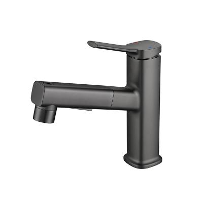 China Metered Faucets Deck Mounted SUS304 Mixer Taps Single Lever Handle Bathroom Faucet For Wash Basin for sale