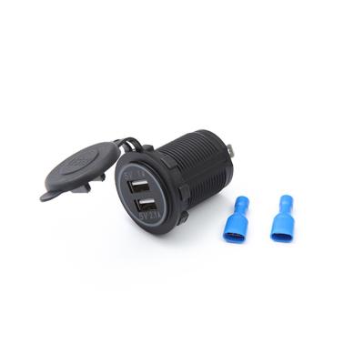 China Hot Cars Factory Sales Dual USB Car Charger Plug Cigarette Lighter For for sale