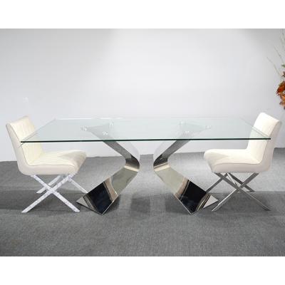 China A8095 Comfortable Contemporary Modern Luxury Dining Table Set for sale