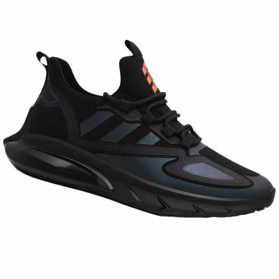 China Light Weight 2022 Men's Shoes Autumn Sports Shoes Black Fashion New Men's Breathable Casual Shoes for sale