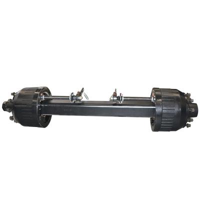 China Heavy Duty 12-18tons Truck Semi Trailer Trailer Parts Stainless Steel Axle German Type for sale