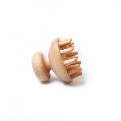 China Eco-friendly Wholesale Full Body Mushroom Teeth Massager Wooden Gua Sha Tools Therapy for sale