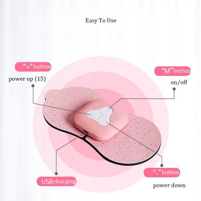 China Eco-friendly Mini Massage Stickers Electric Foot Neck Massager Back Pain Relief Massaging Tools for sale