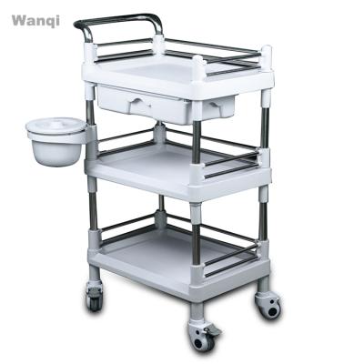 China Contemporary Hot Sale Hand Trolley Trolley CE Approved Cheapest Hospital Pharmacy Equipment Trolley For Hospital Used for sale