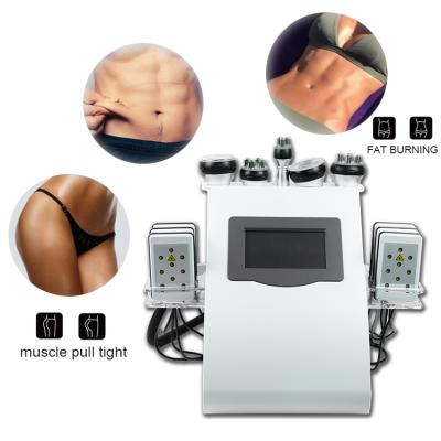 China Ultrasonic Vacuum System Lipolaser RF Cavitation Fat Weight Loss Home Use Cavitation Device Slimming Liposuction for sale