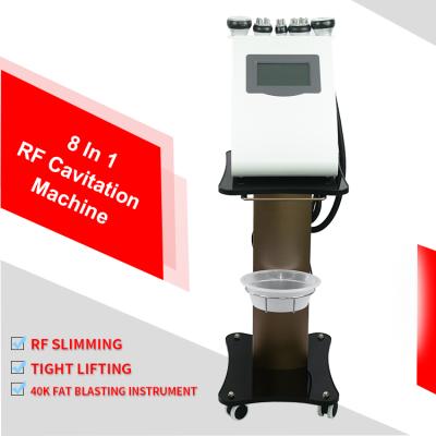 China 2021 New Professional Weight Loss Fat Burning Vacuum Cavitation RF Cavitation Skin Tighten Body Slimming for sale