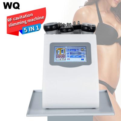 China Weight Loss Factory OEM Vendor 5in1 Liposuction 40K Cavitation Ultrasonic Vacuum Slimming Machine For Weight Loss for sale