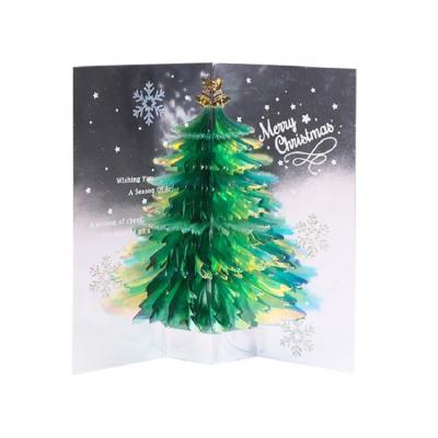 China Europe 3d Laser Cut Mixed Christmas Gift Cards Pop Up Christmas Cards for sale