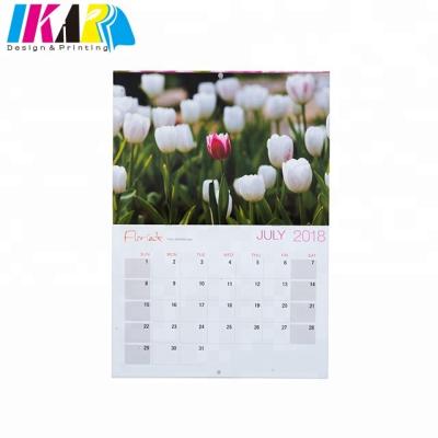 China Eco-friendly Good Quality Custom Monthly Wall Calendar Printing for sale