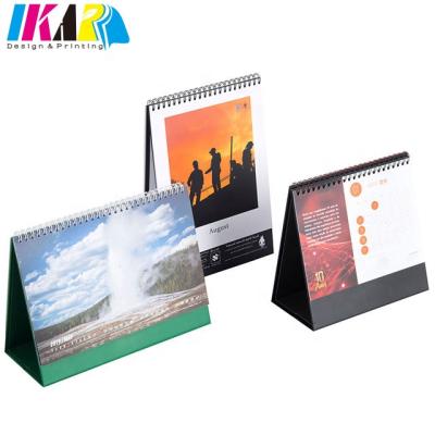 China Eco - Friendly Custom Design Desk Calendar 2023 Full Color Printing for sale