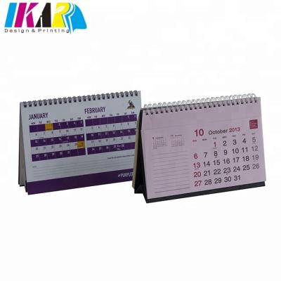 China Pocket Calendar Sheets Custom Design And Printing Pocket Desk Calendar for sale