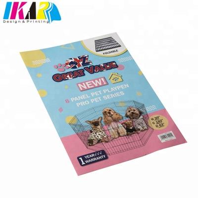 China paper & Custom Cardboard Advertising And Promotional Poster Printing for sale