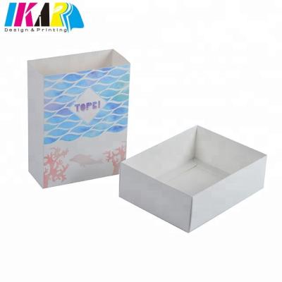 China Recycled Materials CMYK Color Custom Printing Open Sleeve Paper Gift Box for sale