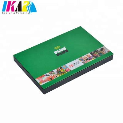 China Disposable Full Color Custom Printing Rigid Installed Box For Children Play for sale