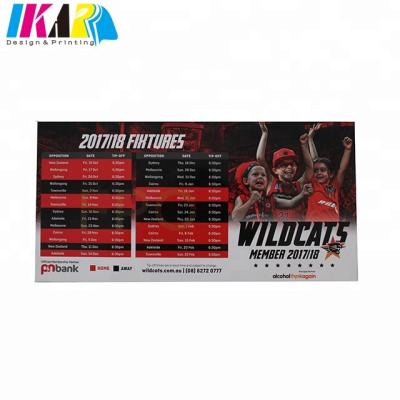 China Custom Fridge Magnet Printing With Sporting Event Agenda Customized for sale