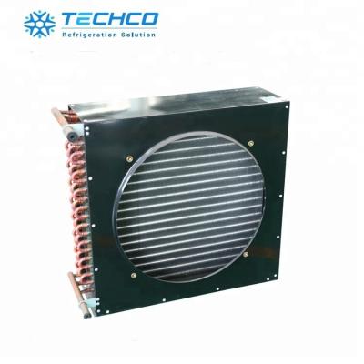 China Mini Air Refrigeration Parts Techco FNH-1.4/4.0 Heat Exchanger Cooled Condenser for sale