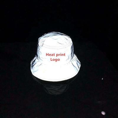 China Custom Factory Price Character Logo Bucket Hat Printing Hat Designer Reflective Fisherman Hat for sale