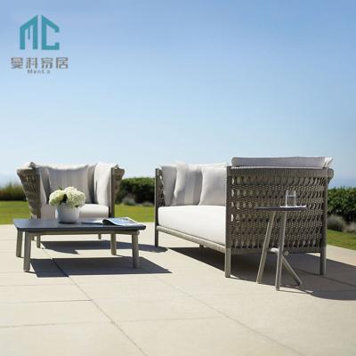 China Modern Well Designed Garden Furniture Rattan Sofa Set Outdoor Rattan Sofa Outdoor Garden Furniture for sale