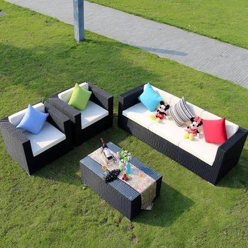 China Modern Custom Rattan / Wicker Sofa Set Modern Living Room Furniture for sale