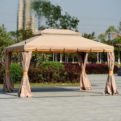 China Modern New Design Outdoor Patio Tent Umbrella A Roman Sun Cast With Four Legs And Tents for sale