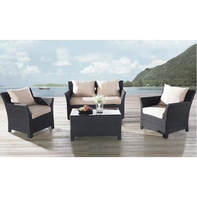 China Wholesale Waterproof Rattan Furniture Outdoor Leisure Garden Sofa Set for sale