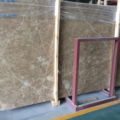 China Turkey Emperador Modern Light Slab Marble Tile For Countertop for sale