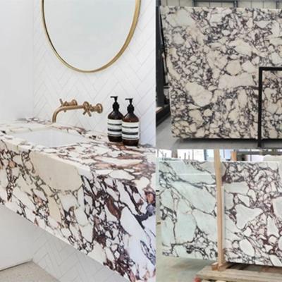 China Modern Italian Bvlgari Countertops White Marble Vanity Top For Bathroom for sale