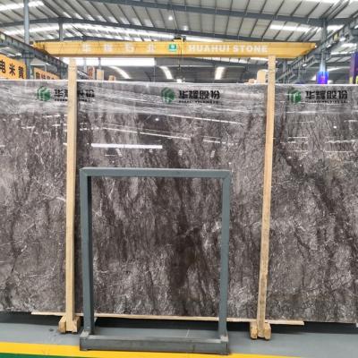 China Modern Morocco Gray Marble , Teferry Gray Large Marble Slabs for sale