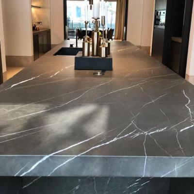 China Modern Gray Marble Countertop Pietra Gray Marble Slab Bulgaria Gray Marble Tile Promotion Price for sale