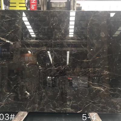 China Modern Cheap Chinese Emperador Large Dark Brown Marble Polished Slabs for sale