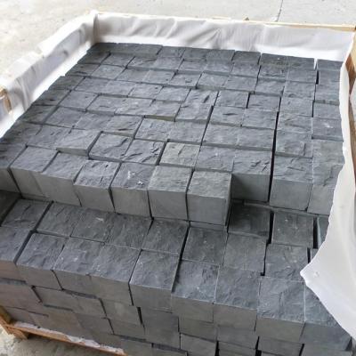 China Modern Black Basalt Stone 10x10 Natural Cobblestone, Cobblestone, Kerbstone For Garden Stone for sale