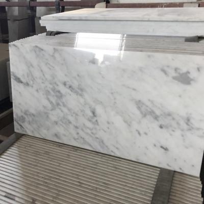 China Modern 3mm, 5mm Carrara White Marble Composite Tiles Panel 60x60 for sale